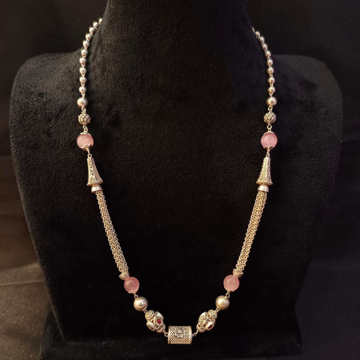 Blush Rose Quartz Heritage Necklace