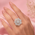 Celestial Bloom 925 Sterling Silver Ring